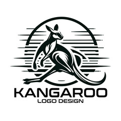 Kangaroo Vector Logo Design