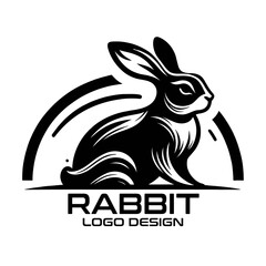 Fototapeta premium Rabbit Vector Logo Design