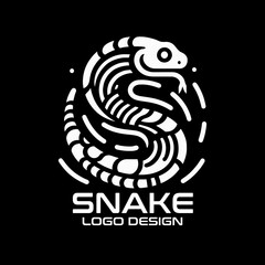 Snake Vector Logo Design