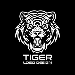 Obraz premium Tiger Vector Logo Design