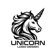 Unicorn Vector Logo Design