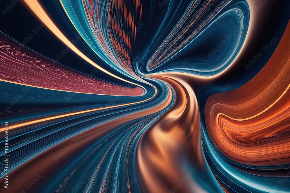 Poster vibrant textures with modern patterns and fluid design elements