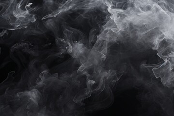 White smoke Texture, Smoke background, Smoke texture background, Fog Background, Gray smoke on black background, smoke effect background, AI Generative