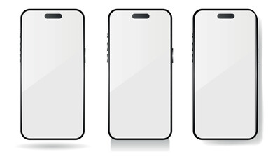 Phone smartphone. Blank template for your design - branding mockup