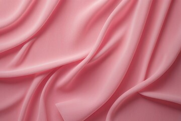 Obraz premium Delicate Pink Chiffon Background Airy Texture for Elegant Wallpaper Designs