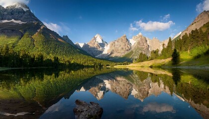 Fototapeta premium lake in the mountains