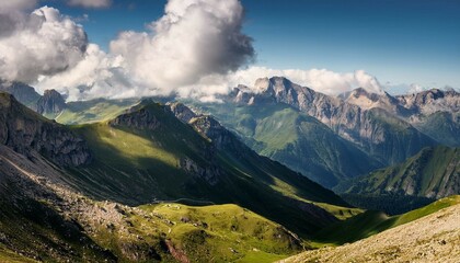 Fototapeta premium panorama of the mountains