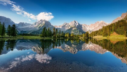 Fototapeta premium lake in the mountains