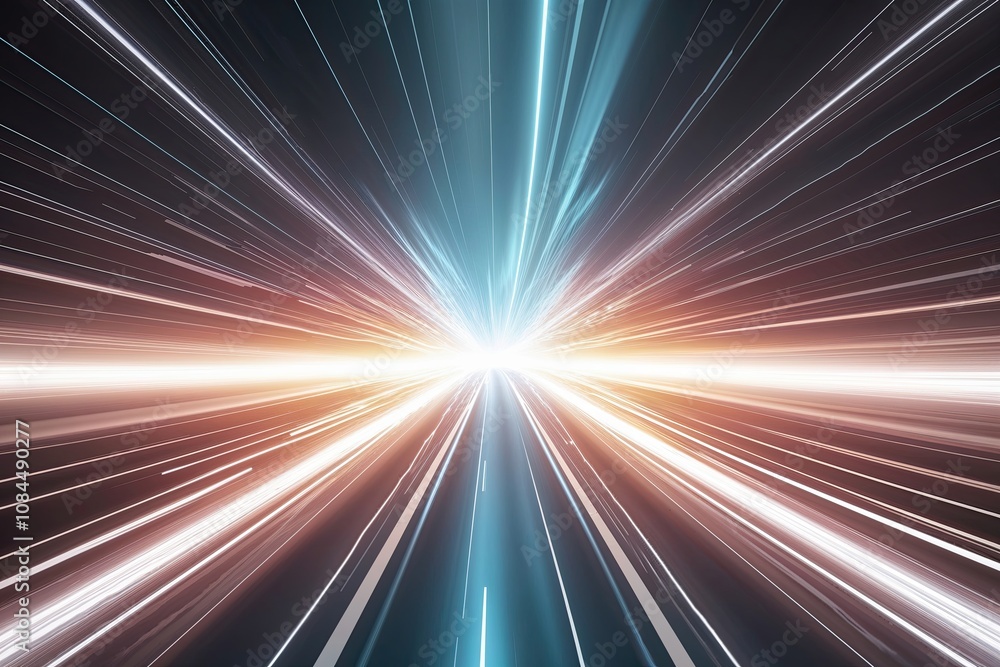 Aufkleber dynamic luminous energy flow background with sleek design for creative projects