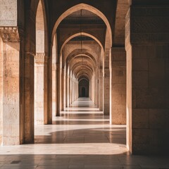 Fototapeta premium arches of the hall