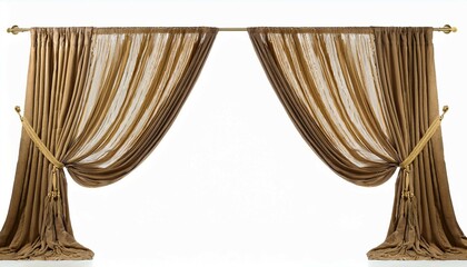 golden curtain with curtains