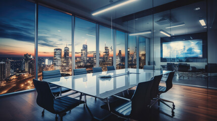 interior of modern office