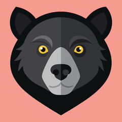Bear Head vector illustrations, perfect icon for logos, branding, and design projects.