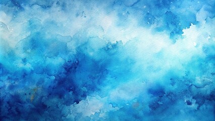 blue abstract watercolor background