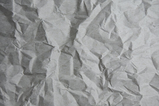 Crumpled brown paper surface, perfect for abstract background themes