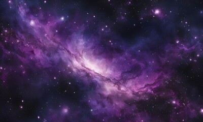 Obraz premium Galaxy-Inspired Texture with deep blacks, purples, and star-like white specks.