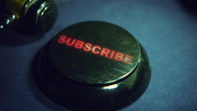Judge's gavel strike and Subscribe text