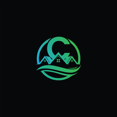 C tech logo design template, C tech logo, C technology vector