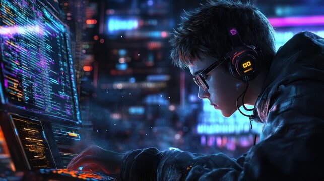 on the theme of coding, robotic coding, software and computer technologies for new generation young people