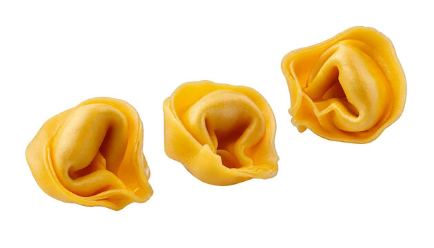Leckere Tortellini ausgeschnitten: Gef&uuml;llte Pasta f&uuml;r authentische italienische Gerichte und kulinarische Gen&uuml;sse