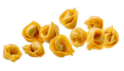 Leckere Tortellini ausgeschnitten: Gefüllte Pasta für authentische italienische Gerichte und kulinarische Genüsse