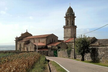 Fototapeta premium Monasterio de Santa María de Oia, Galicia