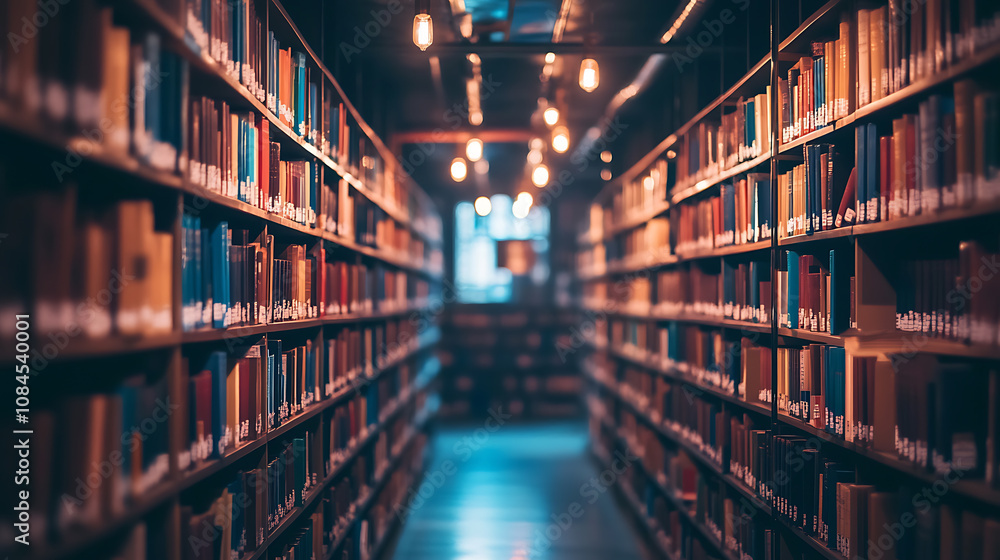 Poster A library is a place filled with knowledge waiting to be discovered