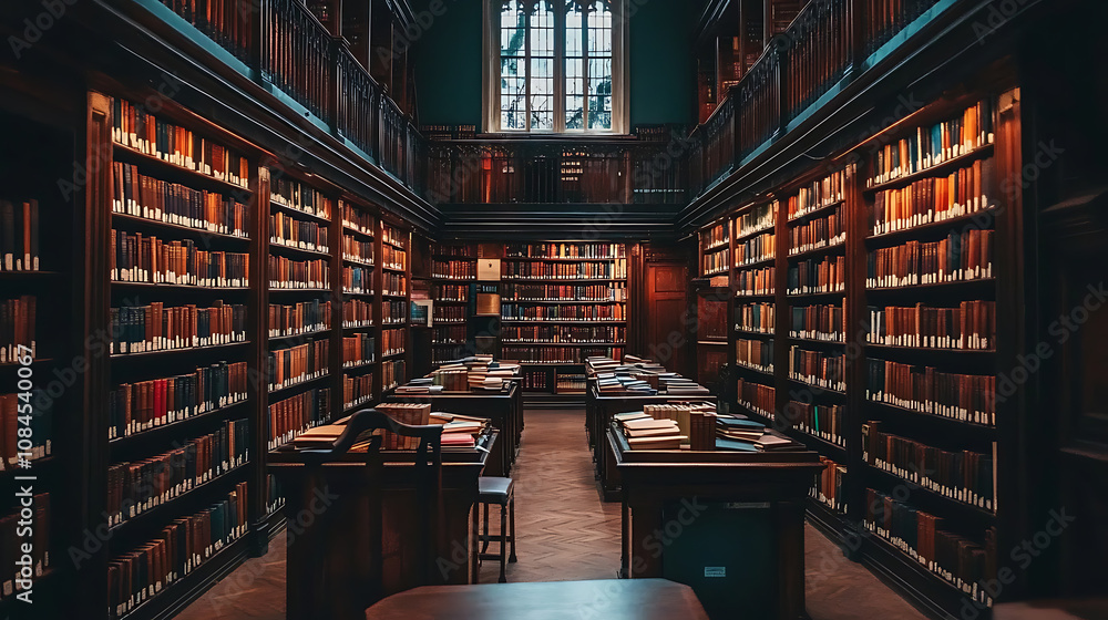 Poster A library is a place filled with knowledge waiting to be discovered