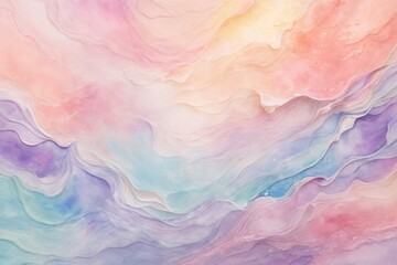 Fototapeta premium Pastel Texture Background, Pastel Texture Digital Paper, Soft Pastel Texture, Colorful Texture Background, Pastel Watercolor Texture, AI Generative