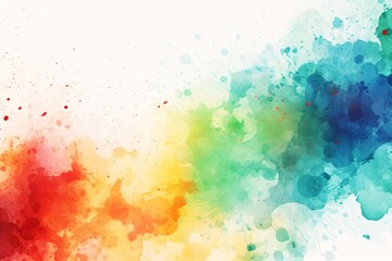 Rainbow Watercolor Background, Rainbow Watercolor Texture, Colorful Watercolor Background, Rainbow Texture Background, Watercolor Texture, AI Generative