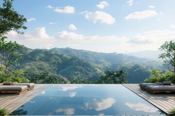 Panoramic Resort Pool with Valley Vista