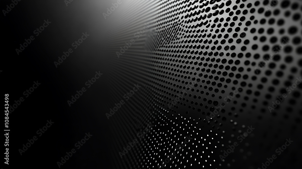 Poster an abstract halftone background, showcasing a classic dot pattern that creates a sense of depth and 