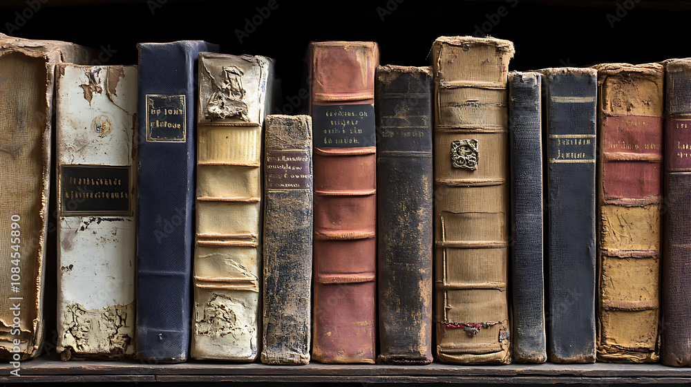 Poster Books transition into the digital domain, stored within computers, symbolizing the evolution of libraries in the digital age