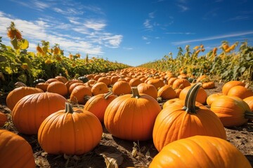 Autumnal Abundance: Pumpkins of Every Shape and Size