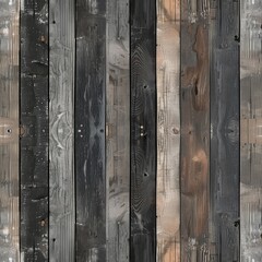 Fototapeta premium Rustic Wood Plank Tileable Pattern