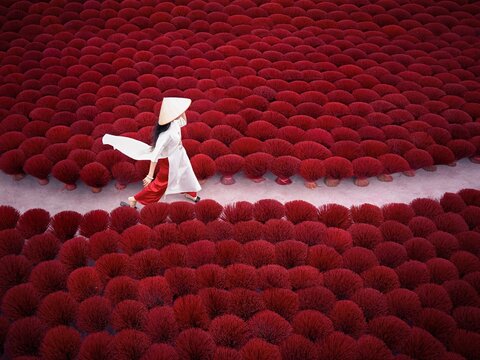 Vietnam incense village
