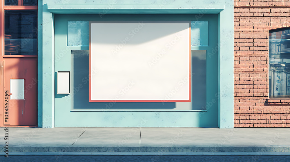 Aufkleber yet another store sign template awaits branding, presenting a clear canvas for a diverse range of bu
