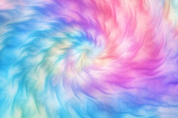 Fototapeta premium Iridescent spiral tie dye texture background, spiral tie dye background, tie dye texture, tie dye background, tie dye pattern, AI Generative