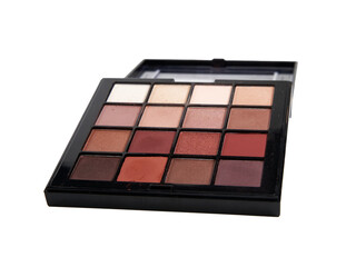 Isolated makeup palette. Cut out transparent png