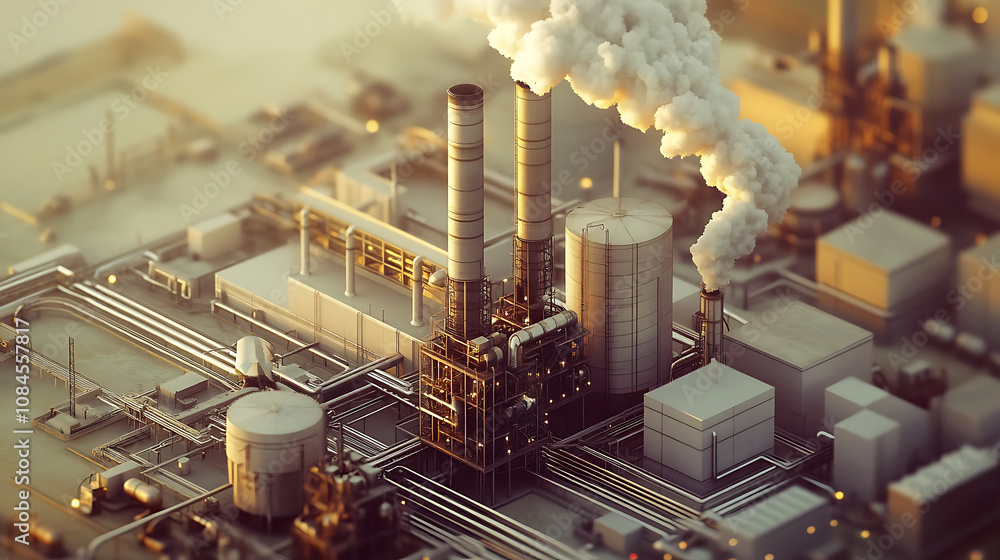 Aufkleber ccus, showcasing the process of capturing carbon dioxide emissions from industrial sources, converti