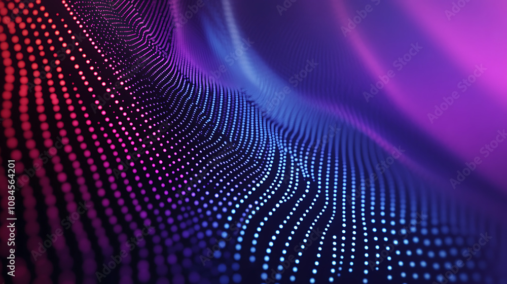 Fototapete vertical animation , abstract colorful dotted lines background pattern