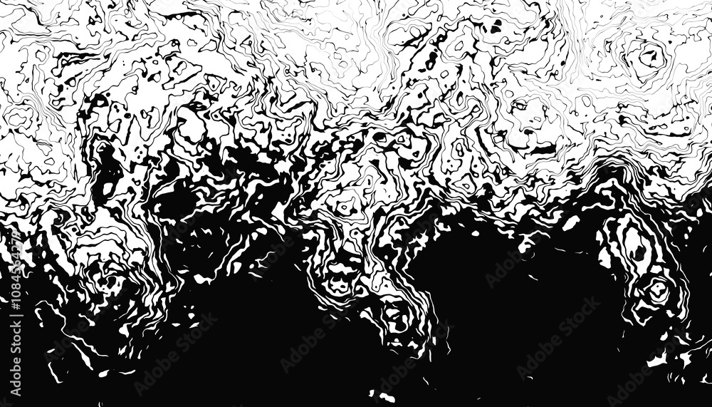 Poster abstract grunge dissolve style overlay with a transparent background. png overlay background
