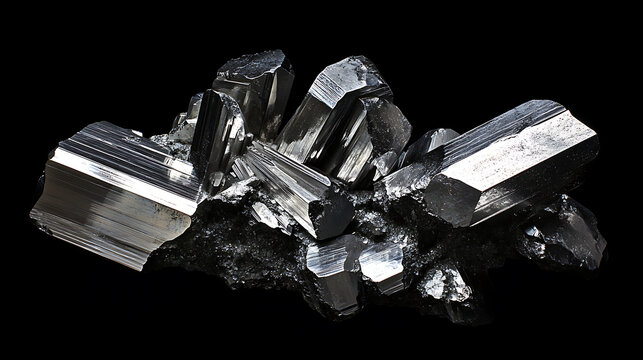 An osmium fragment, a metallic chemical element belonging to the group of platinum metals, is depicted, highlighting its usage in electrical conductors