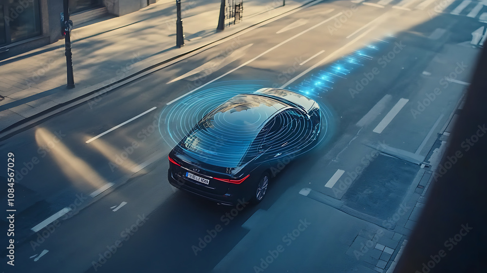 Poster car wireless communication network and sensor system, autonomous, driverless, self driving vehicle
