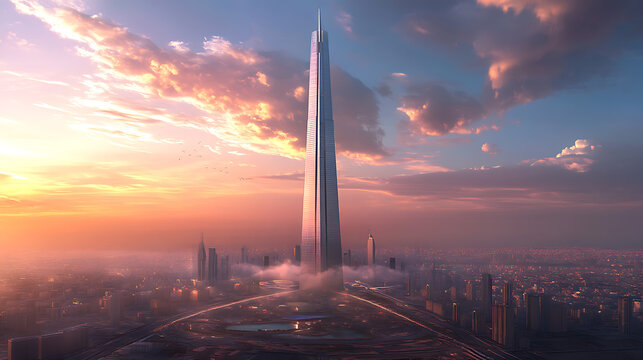 City of Riyadh, Kingdom Center Tower, majestic Al Faisaliah Tower