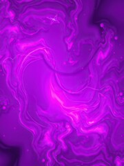 Obraz premium Vibrant swirling neon pink and purple background resembling a glowing nebula, purple, vibrant, glowing
