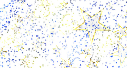 background with stars on a transparent background 