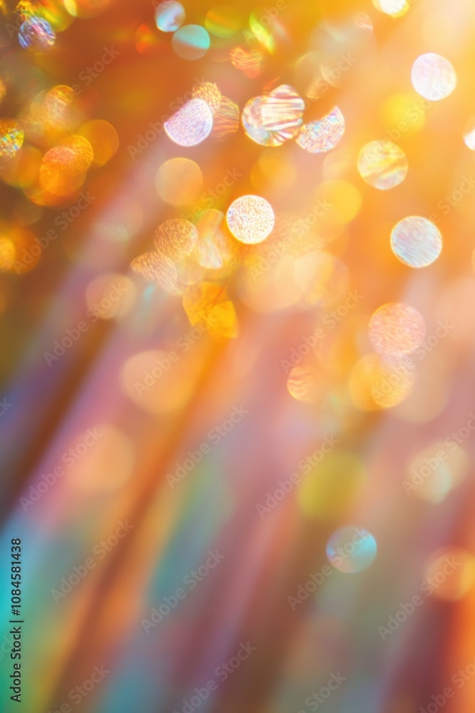 Poster a close-up shot of a blurry cityscape at night, ideal for use in designs where a subtle background i