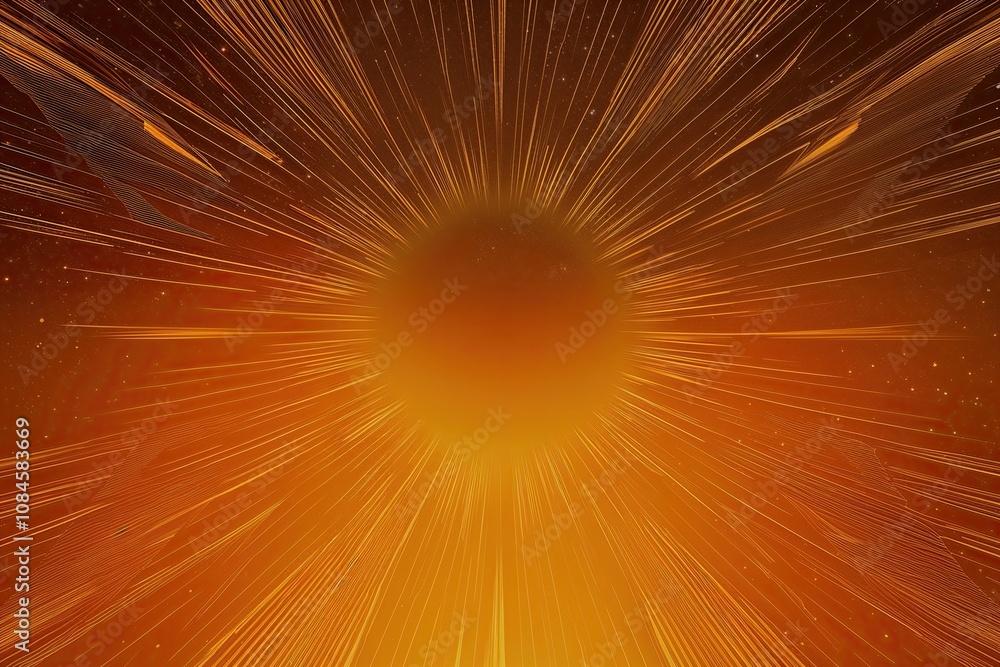 Poster Enchanting Amber Solarized Gradient Texture Background with Vibrant Color Fusion