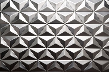 Obraz premium Polished Semigloss background, 3D Geometric Background, Metallic 3D Pattern, 3D Tile Wallpaper, Relief pattern, Abstract CG background, AI Generative